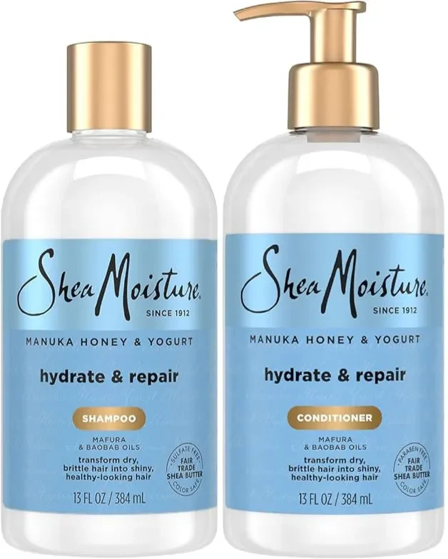 SheaMoisture Manuka Honey & Yogurt Hydrate + Repair Shampoo – 13oz
