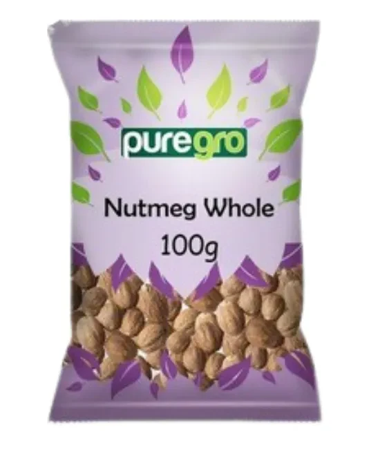 Puregro Nutmeg whole 100g