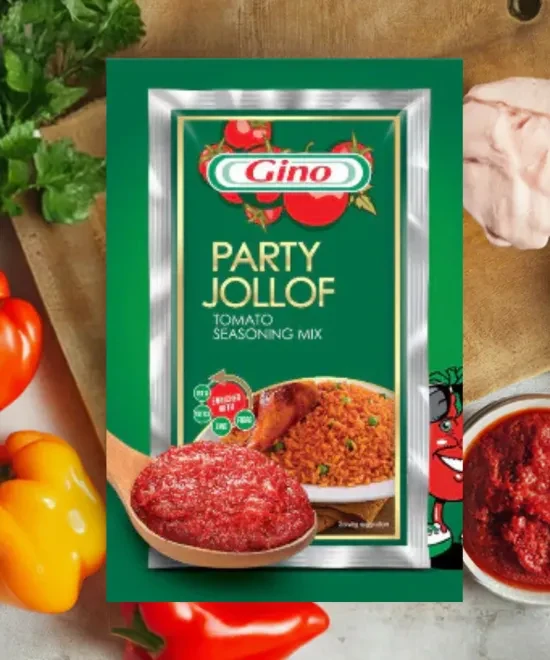 Gino Party Jollof (Tomato Satchet) Pack of 10