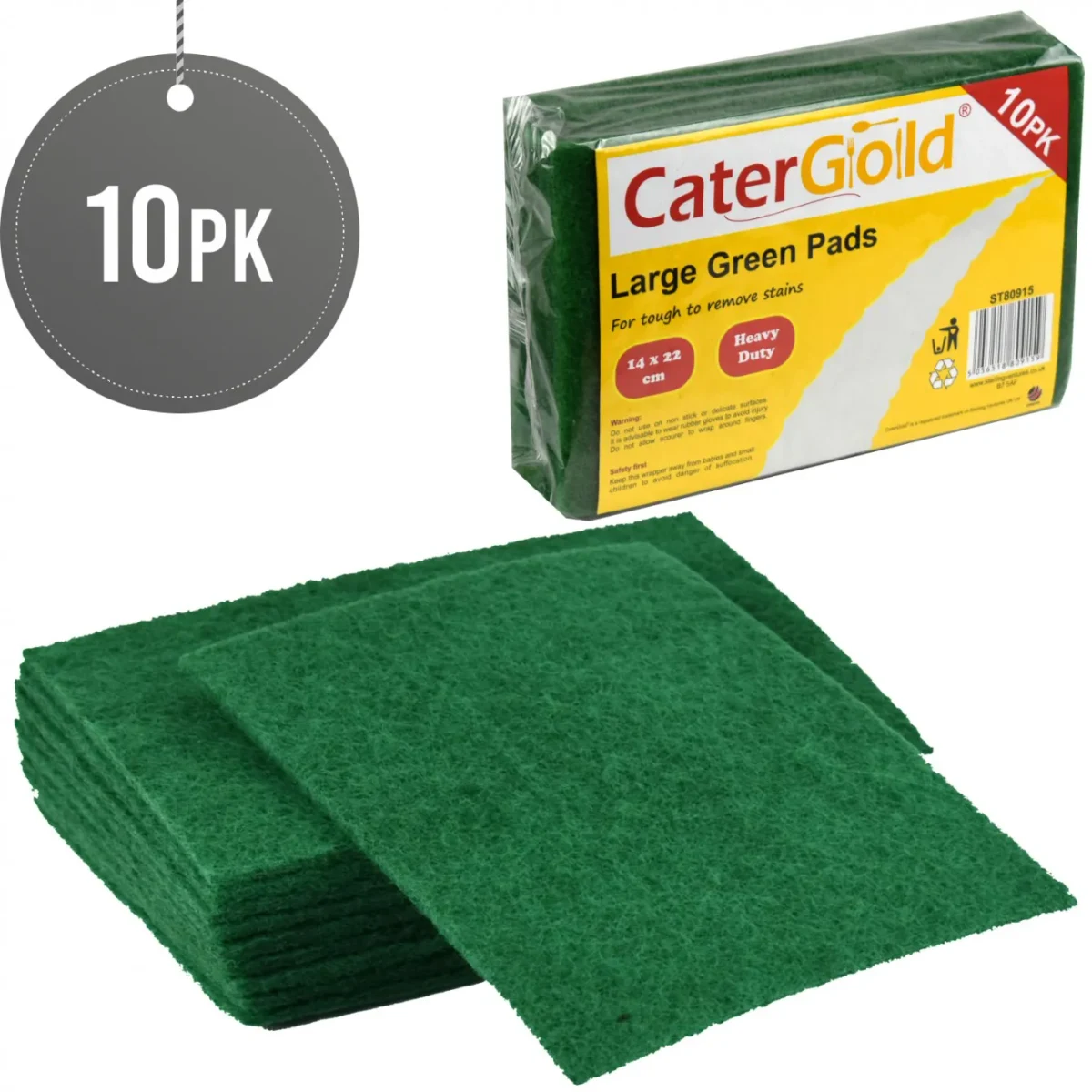 CG Green Pads 10pk