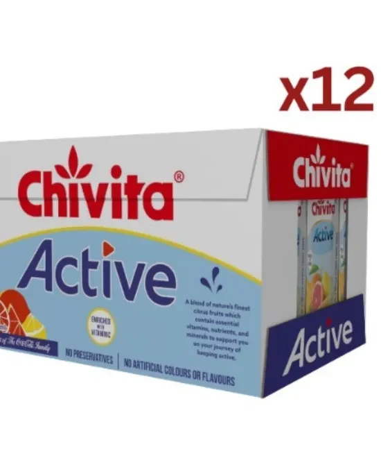 Chivita active citrus 315ml Pack of 12