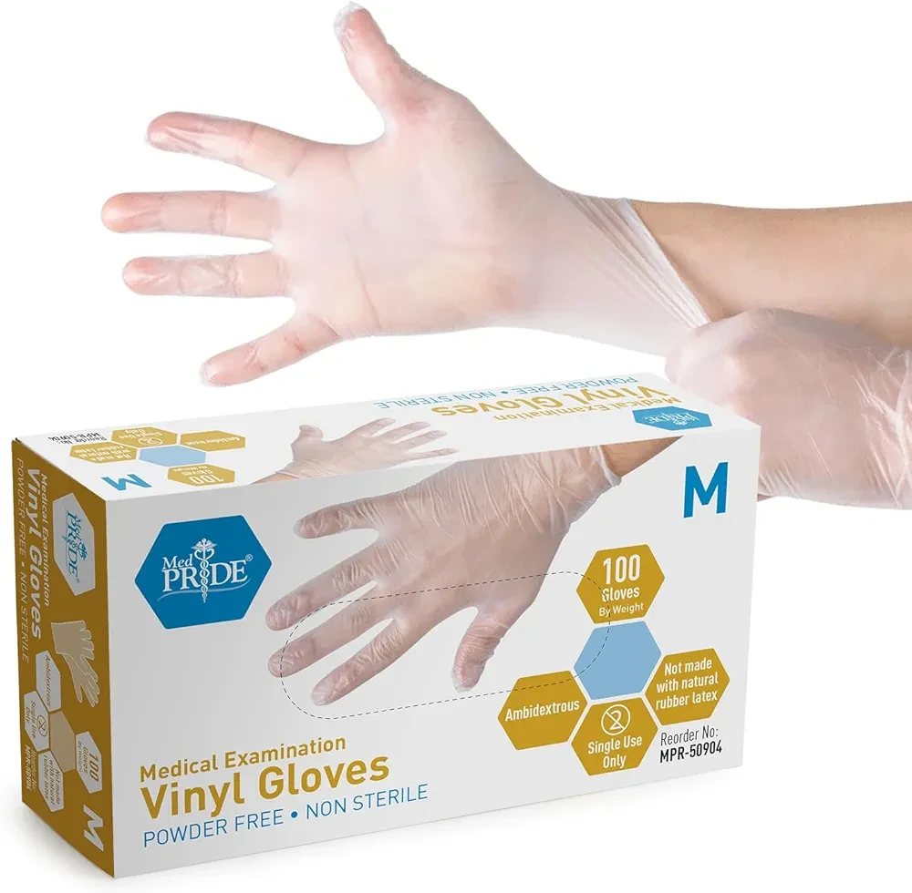 Vinyl Gloves (M)